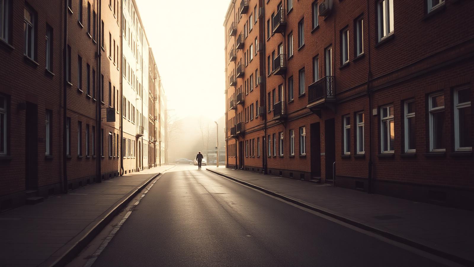 Straatbeeld in de stad